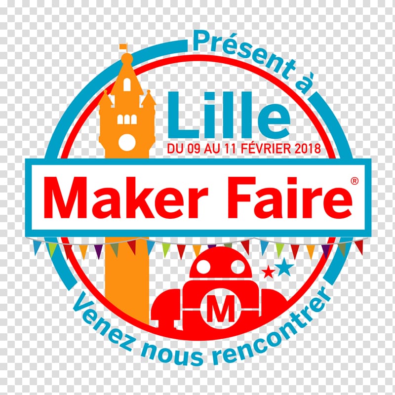 Maker Faire Logo Lille Font Maker culture, maurice transparent background PNG clipart