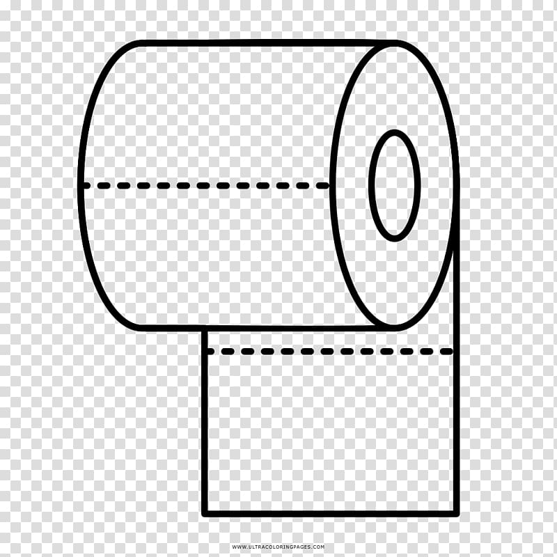 Toilet Paper Drawing Scroll Coloring book, toilet paper transparent background PNG clipart