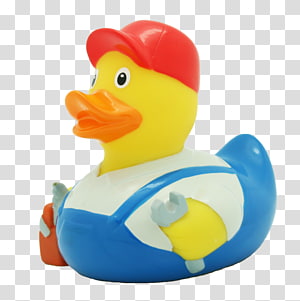 Rubber duck Toy Bathtub Natural rubber, rubber duck transparent background PNG clipart thumbnail