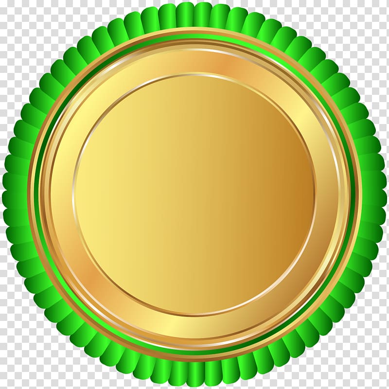 round green and gold border illustration, Green Seal Paper Certification Sustainability Organization, Gold Green Seal Badge transparent background PNG clipart