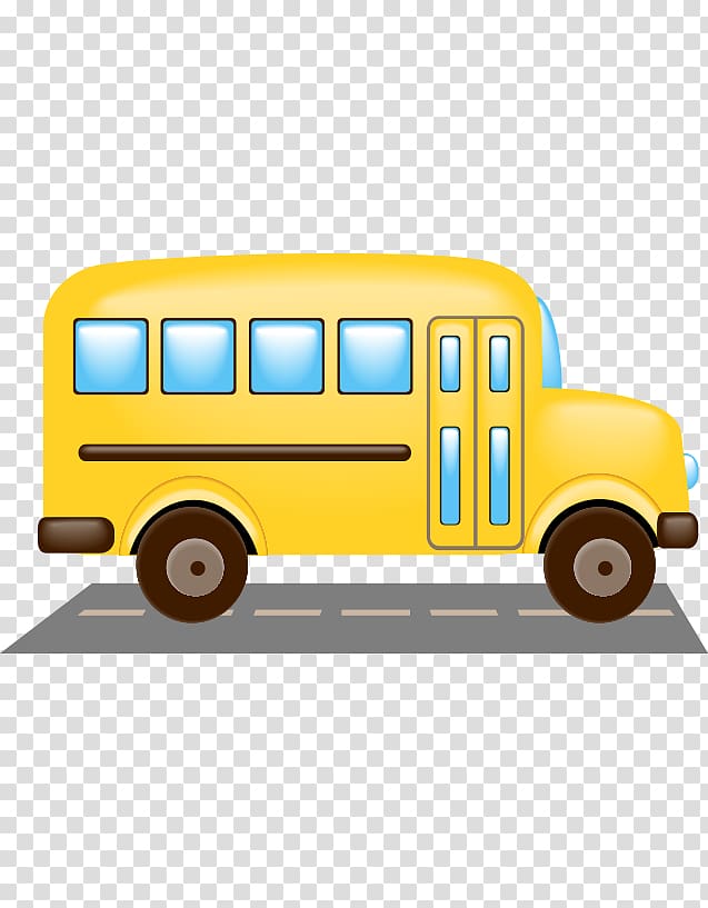 School bus School bus Mobile app, Cute cartoon school bus transparent background PNG clipart