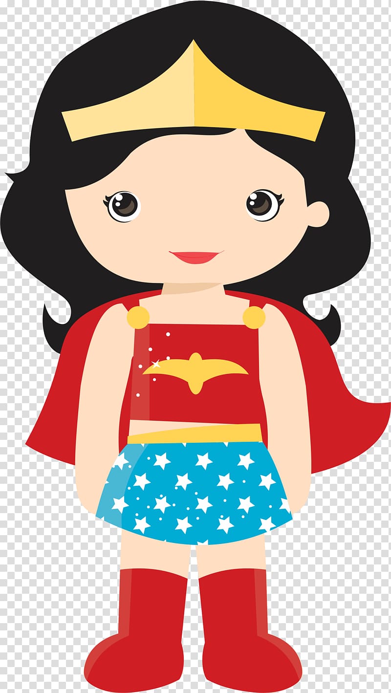 Cartoon Wonder Woman PNG image