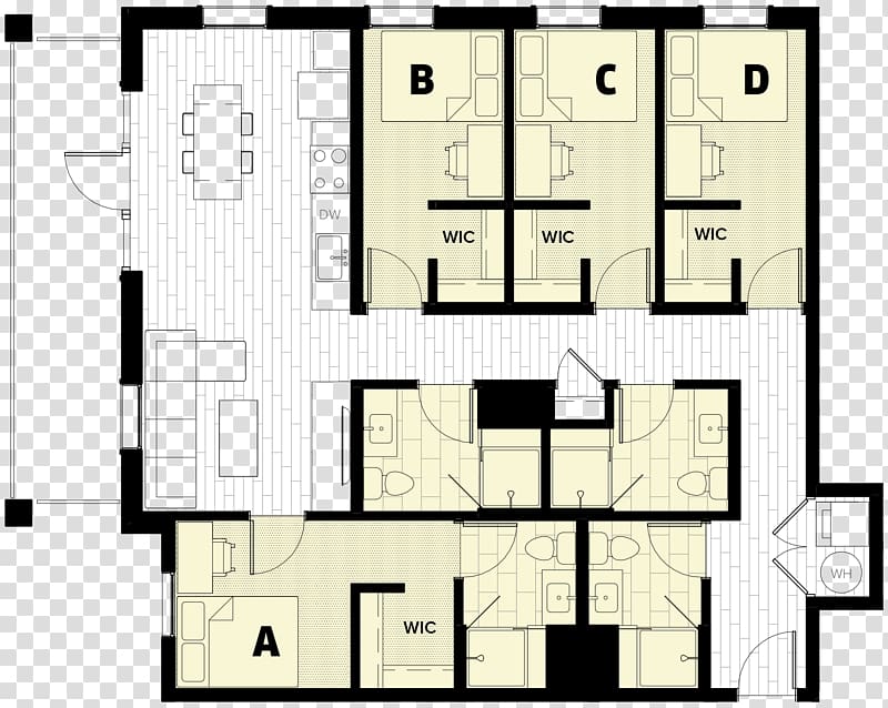 Floor plan Architecture Facade Pattern, design transparent background PNG clipart
