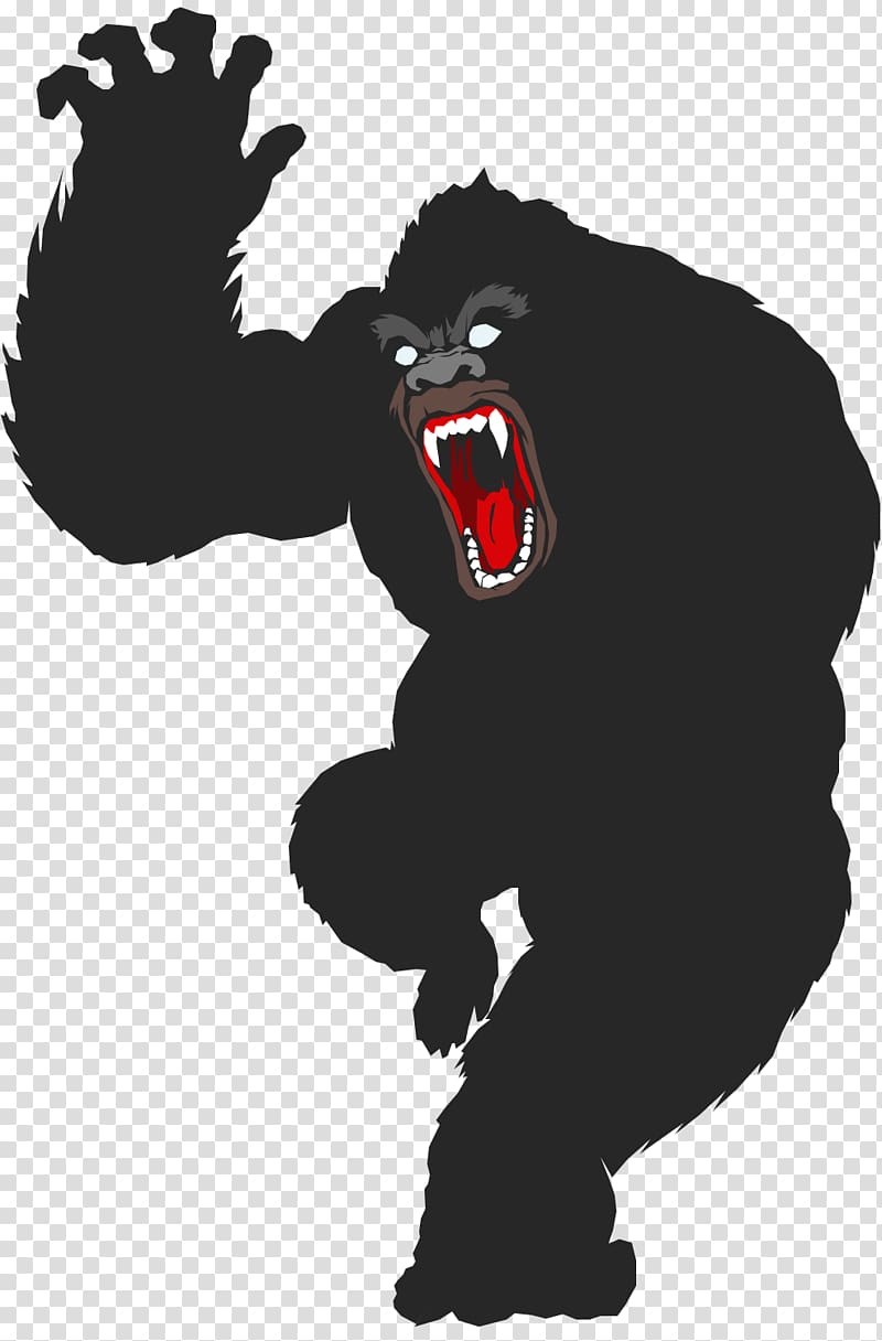 Gorilla King Kong Ape Primate, gorilla transparent background PNG clipart