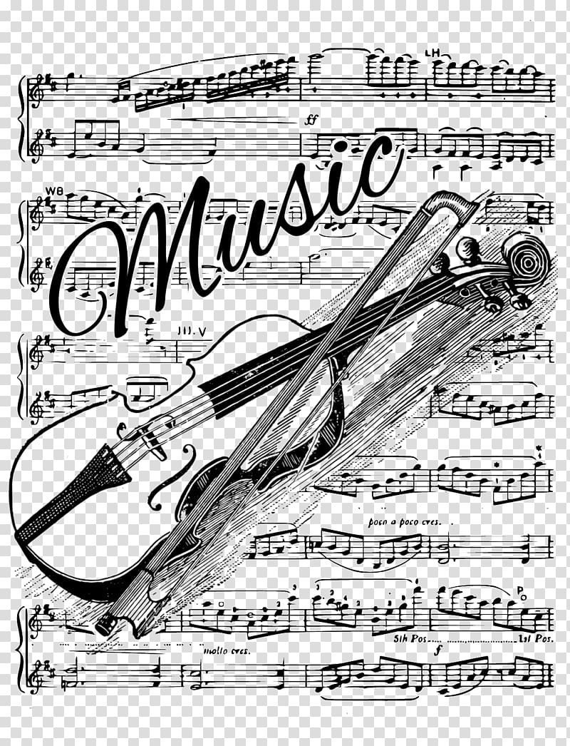 Musical Instruments Drawing Graphic design, creative violin transparent background PNG clipart