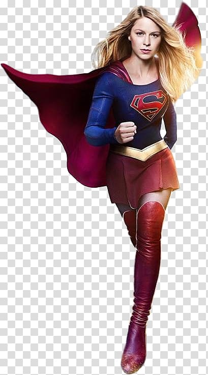 Melissa Benoist Supergirl Flash Kara Zor-El Duet, girl flying transparent background PNG clipart