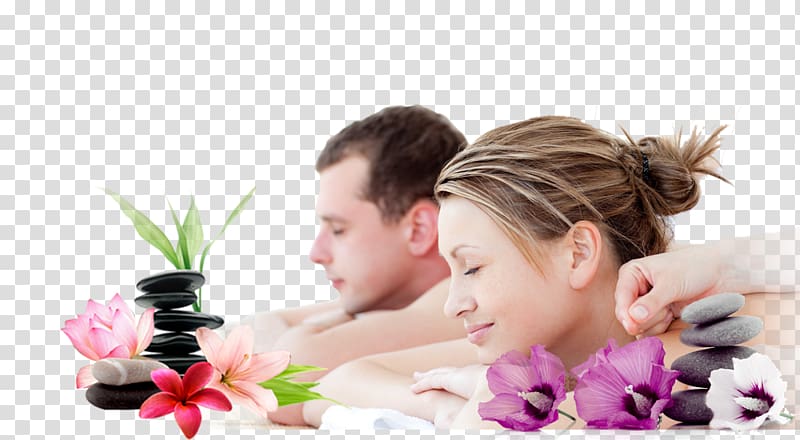 Stone massage Spa Therapy in Action Thai massage, others transparent background PNG clipart