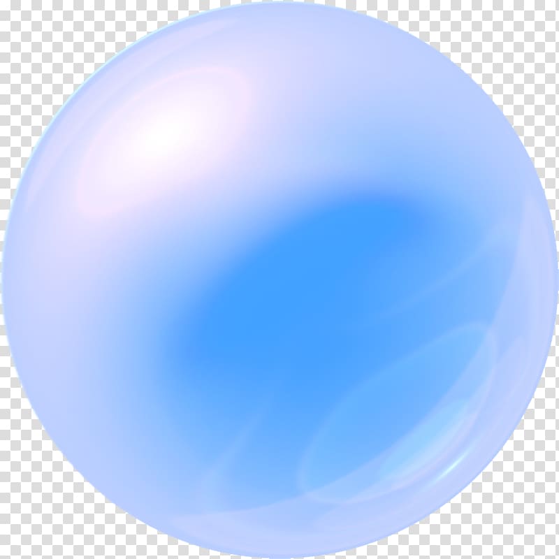 Cobalt blue Sky Sphere Daytime, Bubble transparent background PNG clipart