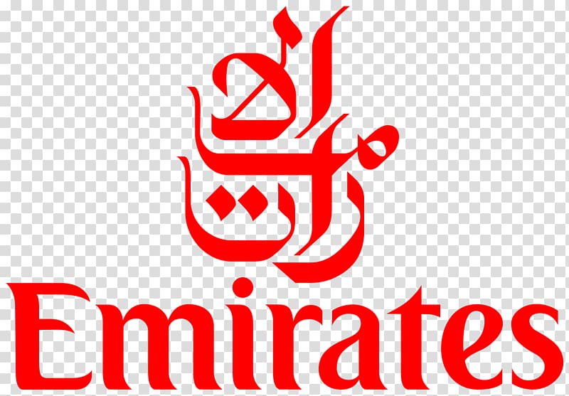 Emirates illustration, Dubai Airbus A380 Emirates Airline Logo, dubai transparent background PNG clipart