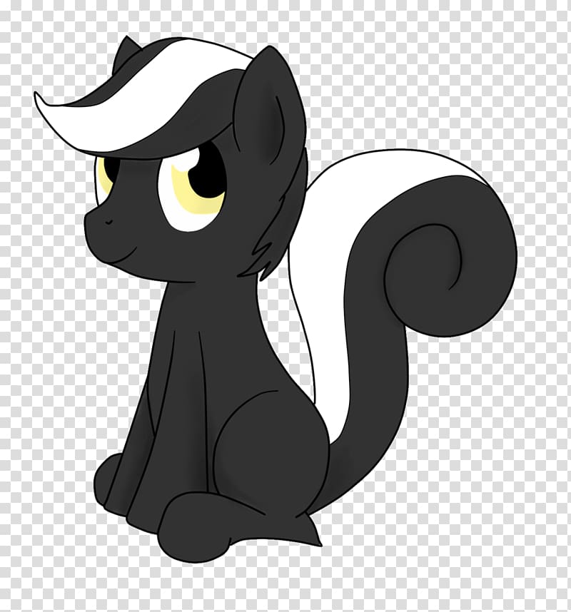 Pony Horse Cat Skunk, skunk transparent background PNG clipart