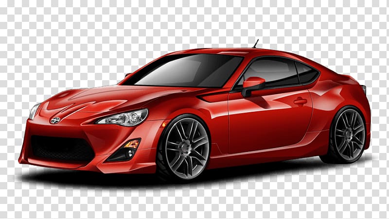 red Toyota 86, Gt86 Toyota transparent background PNG clipart