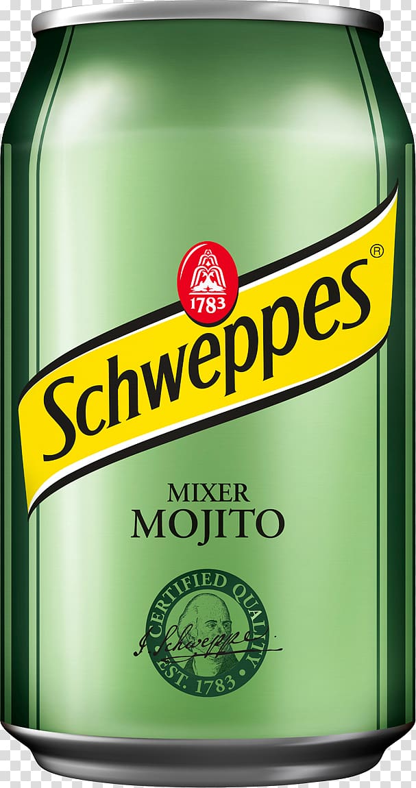 Schweppes Mojito Lemonade Tonic water Logo, mojito transparent background PNG clipart