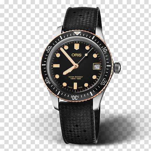 Oris Divers Sixty-Five Watch Hölstein Jewellery, watch transparent background PNG clipart