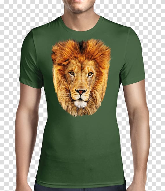 T-shirt Lion Clothing Husband, T-shirt transparent background PNG clipart