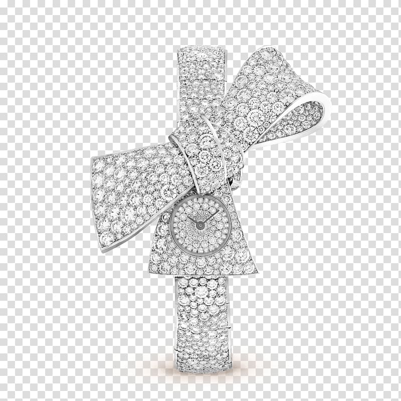 Watch Van Cleef & Arpels Diamond Pilgrim Aidin Clock, Van cleef transparent background PNG clipart