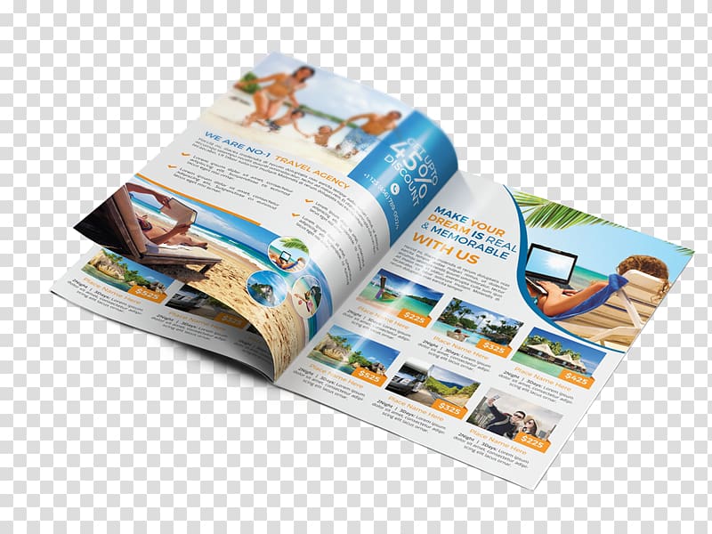 Brochure, Flyer travel transparent background PNG clipart