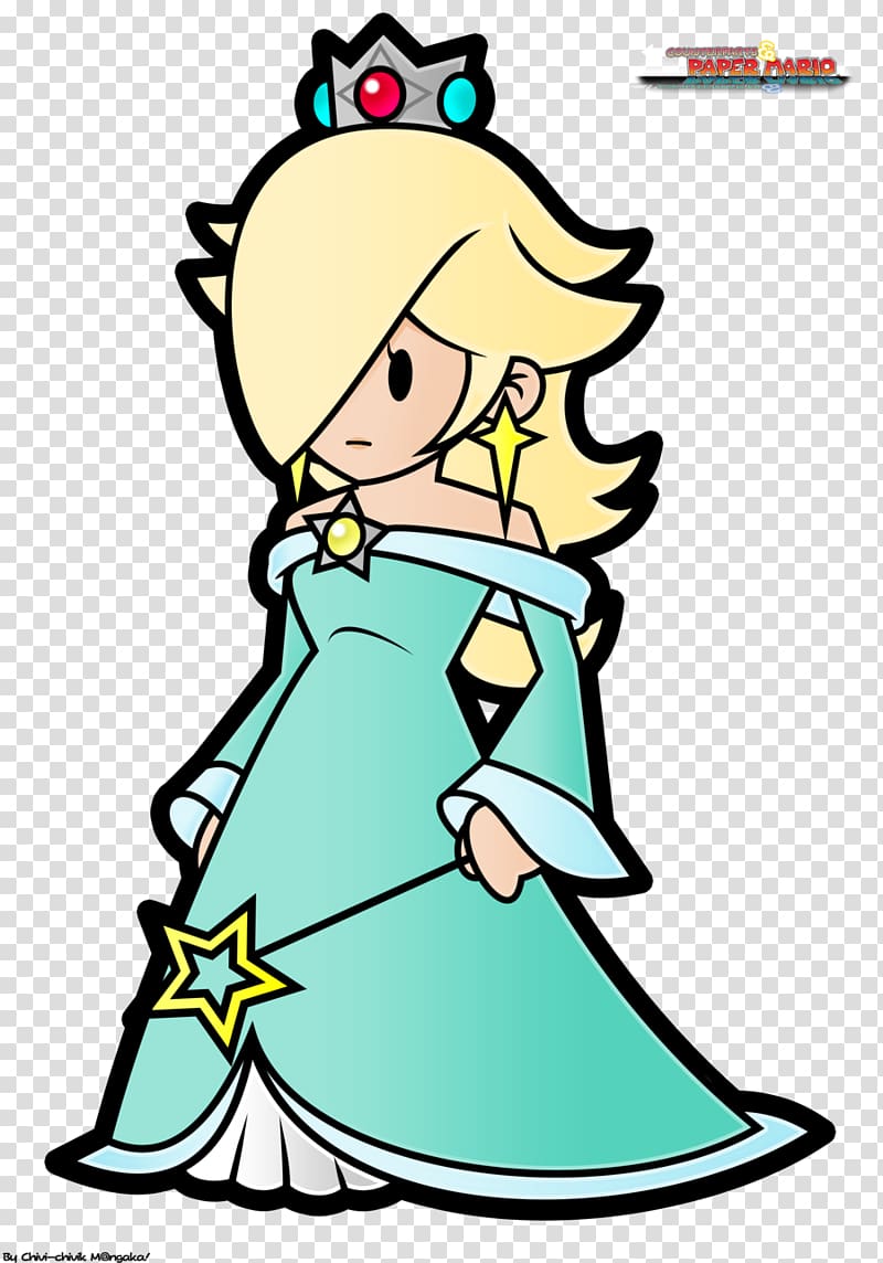 Super Mario Galaxy Paper Mario: Sticker Star Rosalina, bowser transparent background PNG clipart