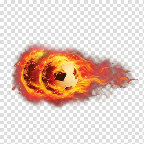 Fire Football , football transparent background PNG clipart