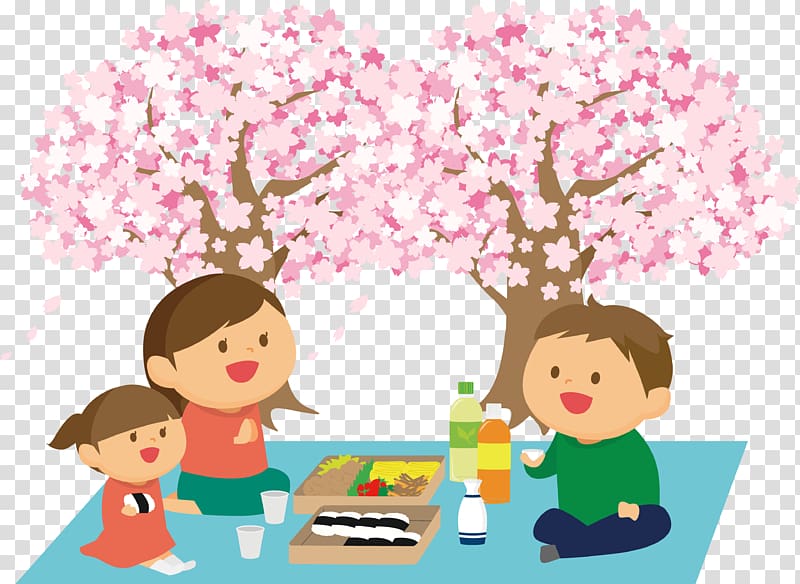 Hanami Cherry blossom Cartoon , cherry blossom transparent background PNG clipart