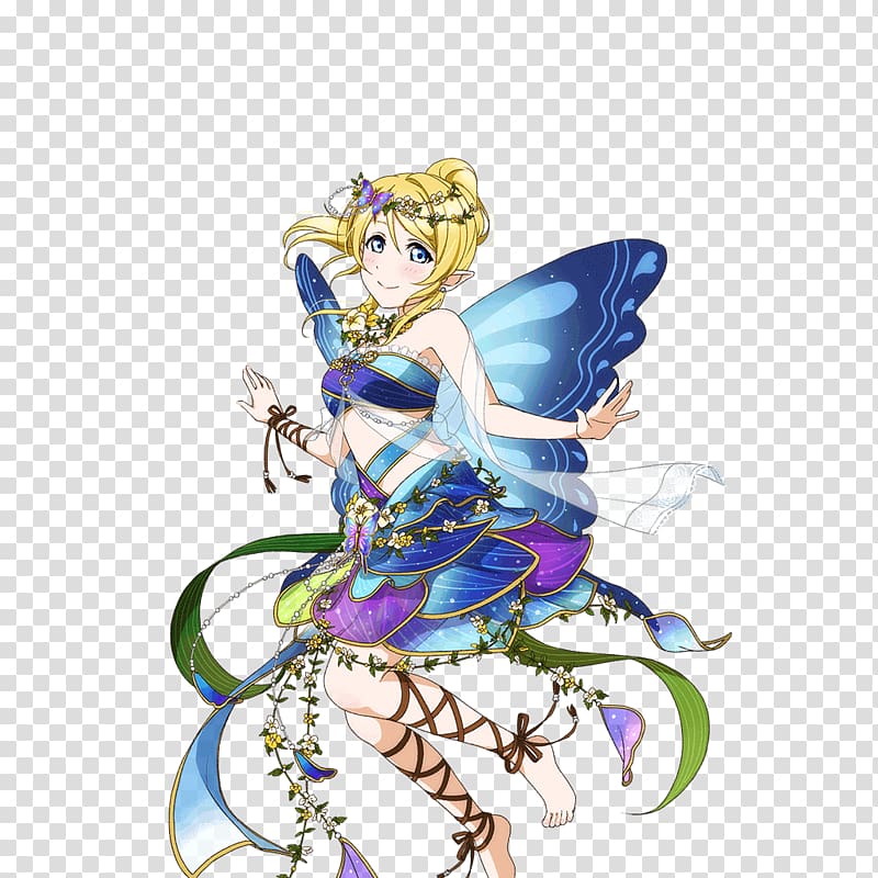Love Live! School Idol Festival Eli Ayase Flower Fairies Fairy Cosplay, Fairy transparent background PNG clipart