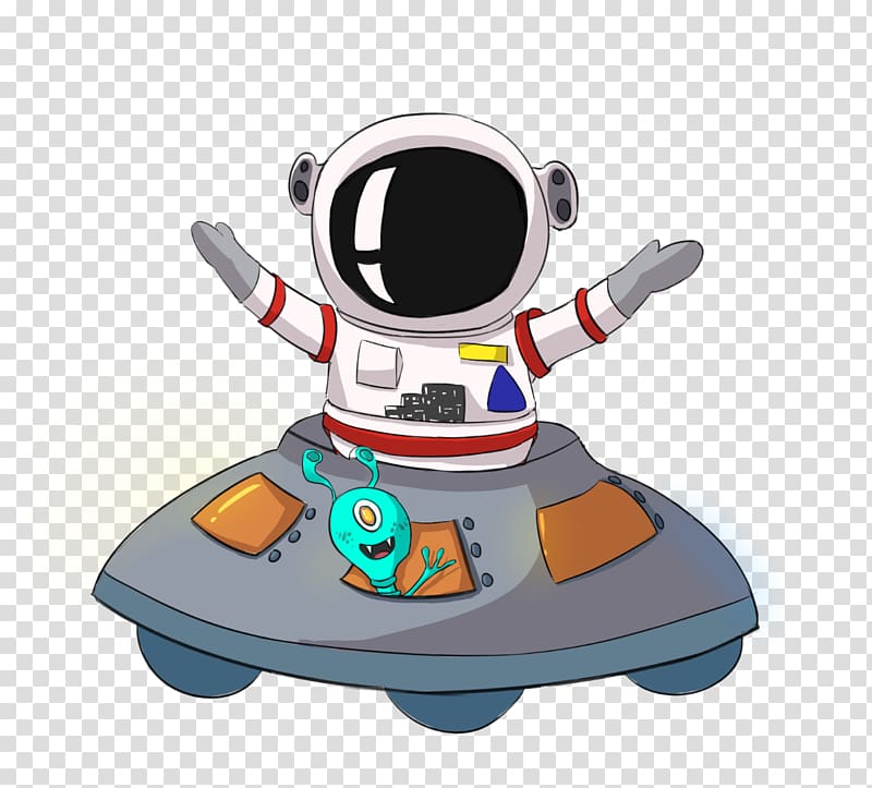 astronaut in space craft , Astronaut Spacecraft Cartoon, astronaut transparent background PNG clipart