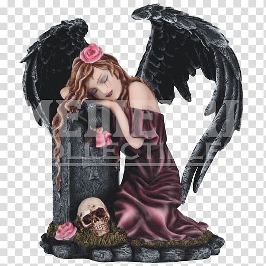 Figurine Statue Fairy Angel Gargoyle, Fairy transparent background PNG clipart