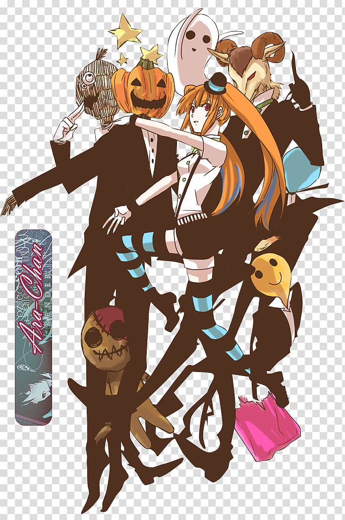 Anime Rendering Halloween Manga, Party Night transparent background PNG clipart