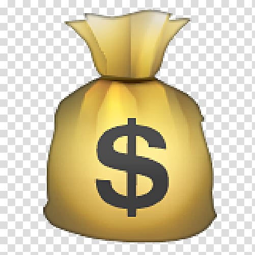 Money bag Emoji , money bag transparent background PNG clipart