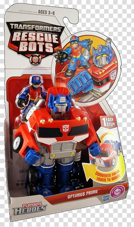 Optimus Prime Transformers Toy Playskool Autobot, Transformers Rescue Bots transparent background PNG clipart