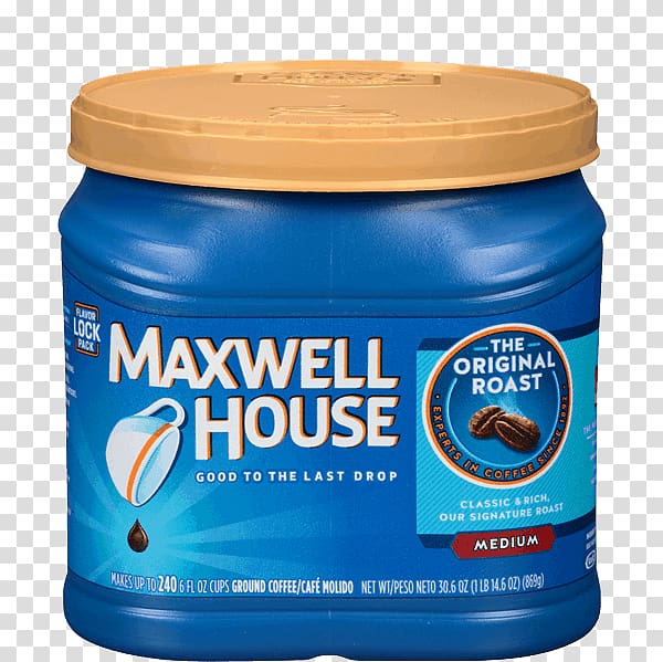 Coffee Maxwell House Cafe Latte Decaffeination, Coffee transparent background PNG clipart