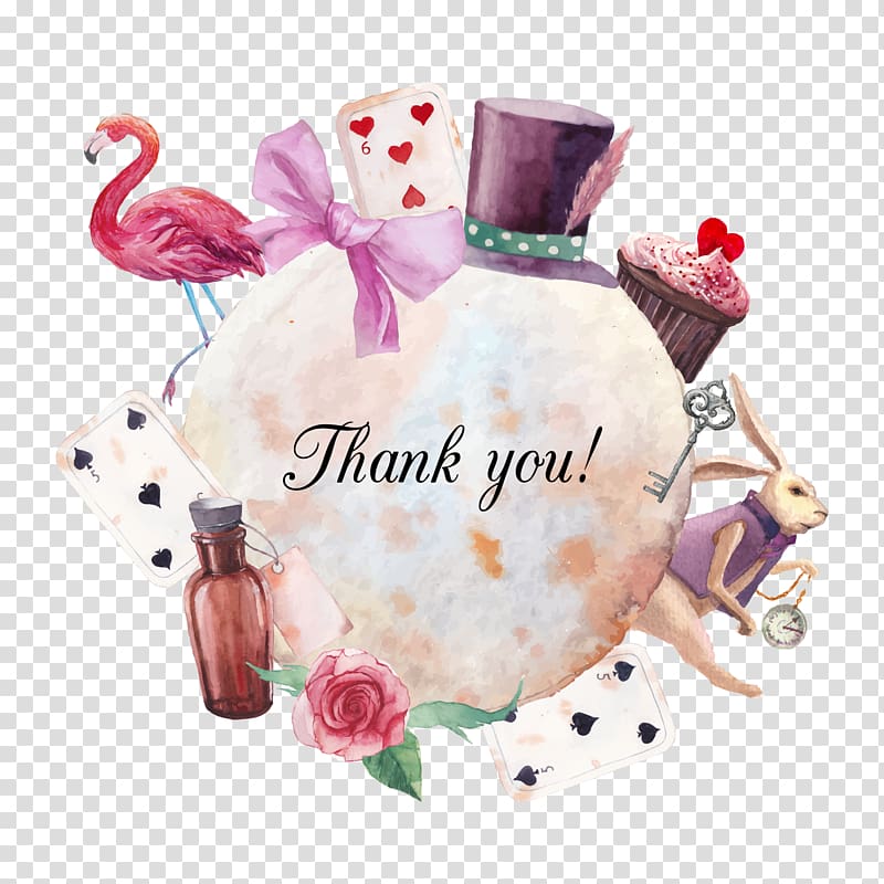 watercolor hand painted alice series transparent background PNG clipart