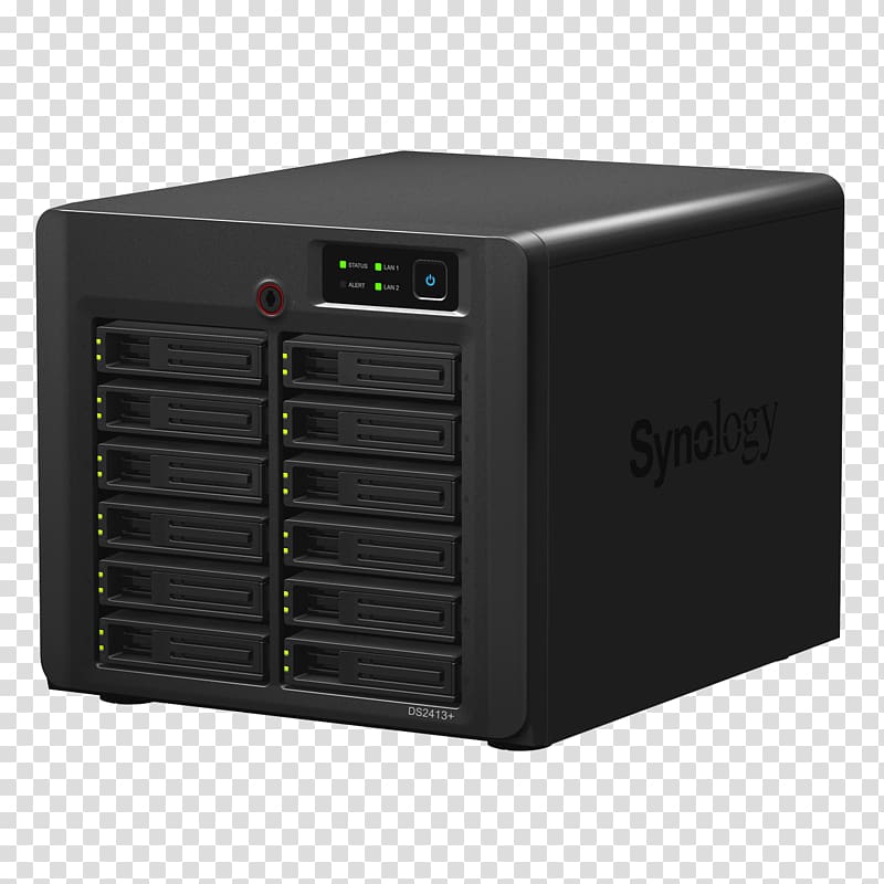 Computer Cases & Housings Hot swapping Network Storage Systems Hard Drives Synology Inc., server transparent background PNG clipart