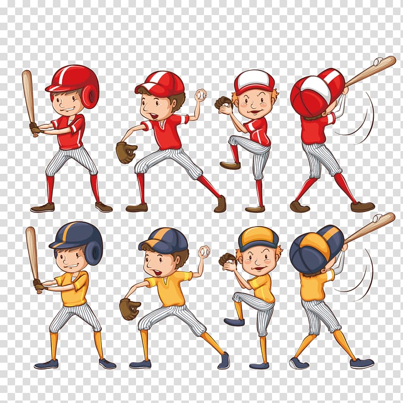 Baseball Illustration, student baseball transparent background PNG clipart