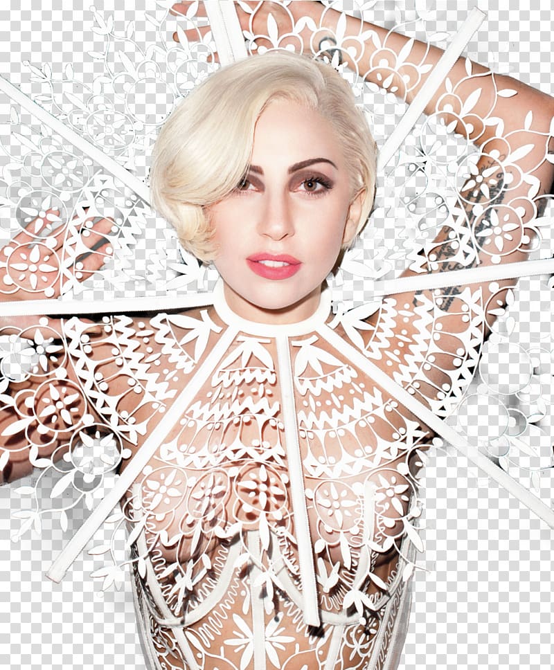Lady Gaga Harper\'s Bazaar Magazine Artpop The Fame, lady transparent background PNG clipart