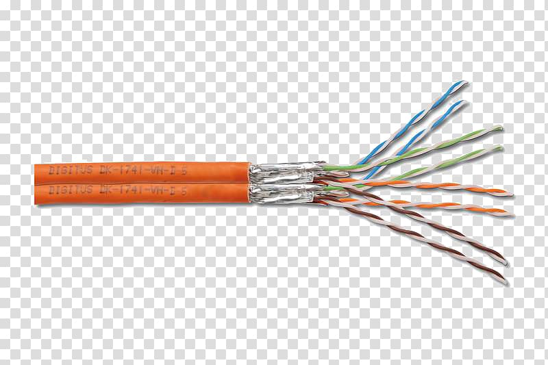 Class F cable Network Cables Electrical cable MicroConnect Network cable, CAT 6, Unshielded twisted pair (UTP) 2 m, others transparent background PNG clipart