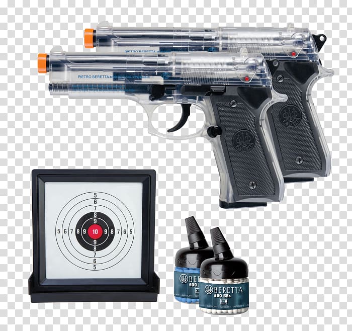 Airsoft Guns Trigger Firearm Airsoft Pellets, pistol transparent background PNG clipart