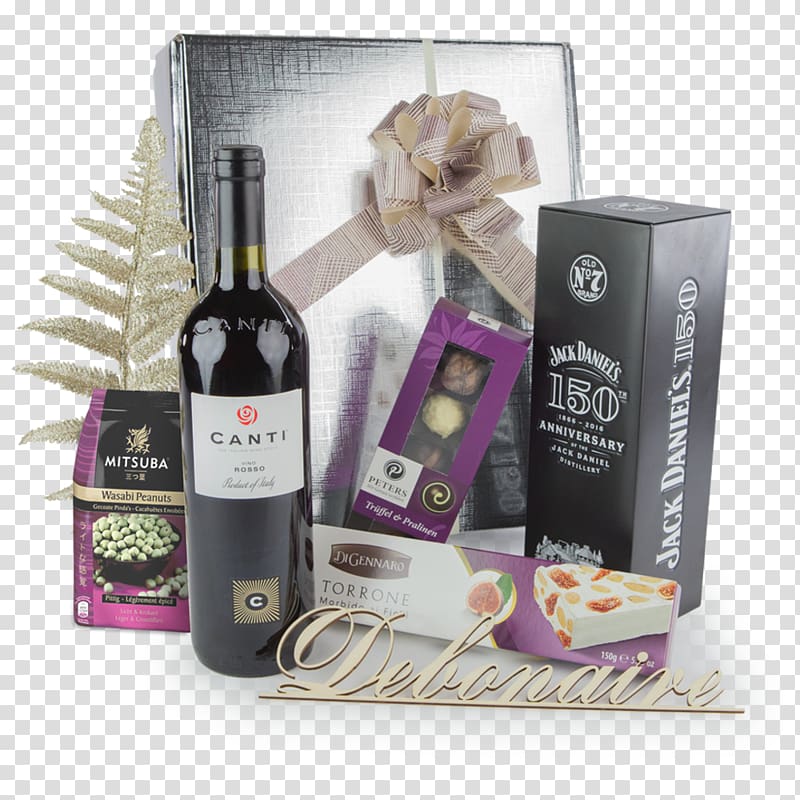Liqueur Wine Food Gift Baskets Hamper, gourmet enjoyment transparent background PNG clipart