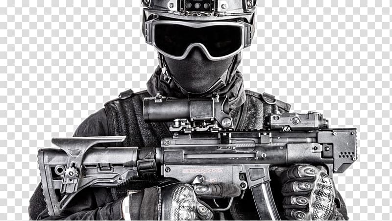 Police officer SWAT, Soldiers transparent background PNG clipart