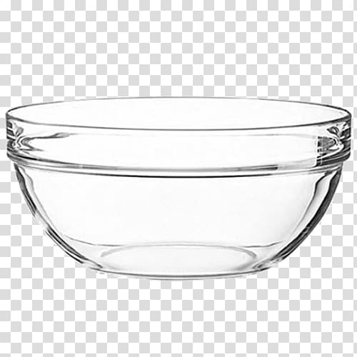 Bowl Glass Kitchen Saladier Plate, glass transparent background PNG clipart