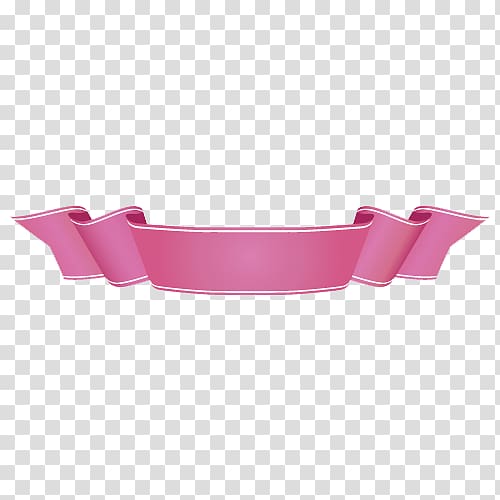 pink ribbon label transparent background PNG clipart