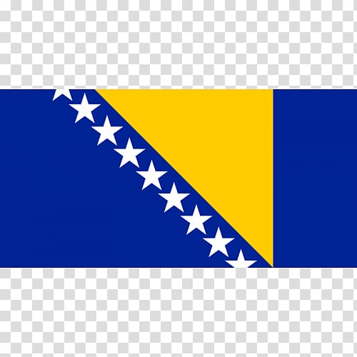 Flag of Bosnia and Herzegovina Sarajevo Republic of Bosnia and Herzegovina National flag, Flag transparent background PNG clipart