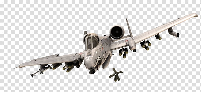 Fairchild Republic A-10 Thunderbolt II Airplane Aircraft General Dynamics F-16 Fighting Falcon Republic P-47 Thunderbolt, Aircraft transparent background PNG clipart