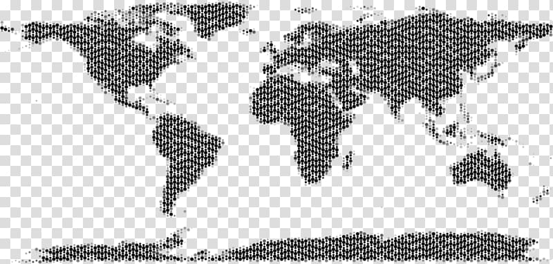 World map Wall decal Continent, world map transparent background PNG clipart