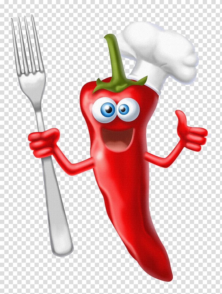 Chili con carne Chili pepper Chef Food Capsicum, fork transparent background PNG clipart