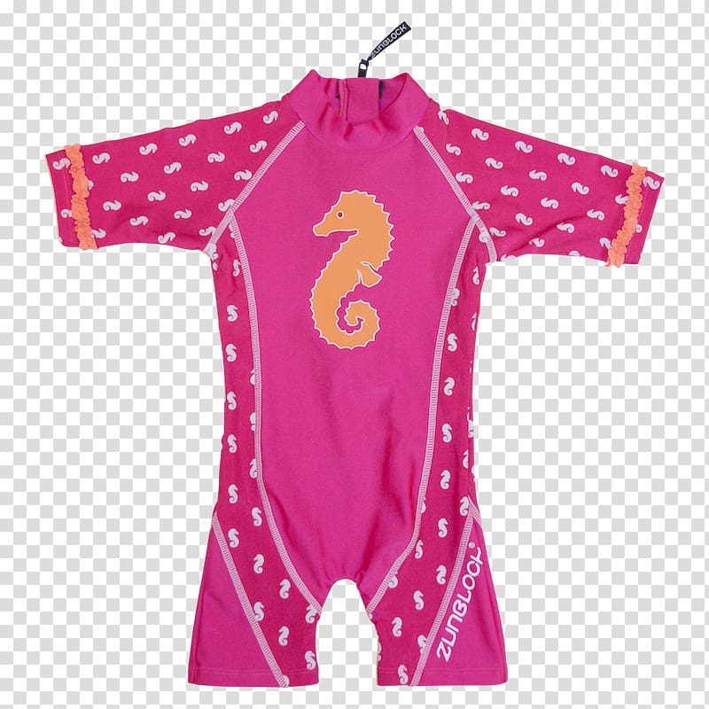 One-piece swimsuit Swim briefs Pants Costume, Pink seahorse transparent background PNG clipart