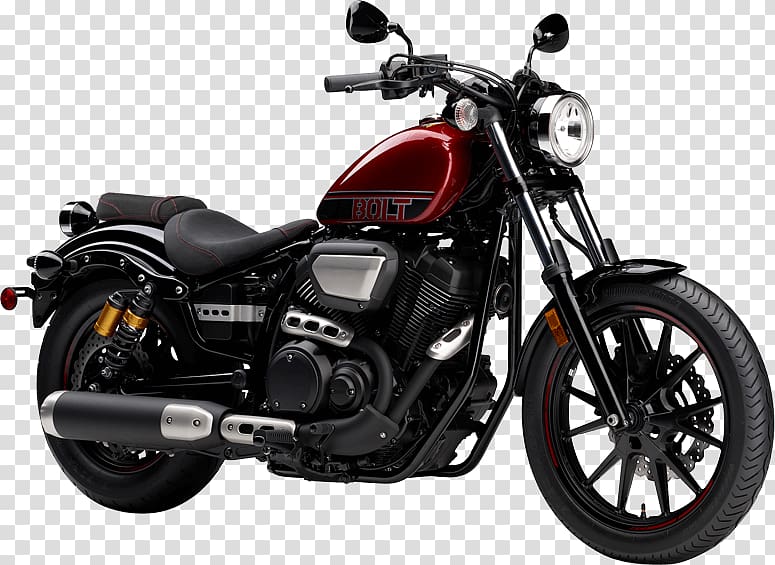 Yamaha Bolt Yamaha Motor Company Motorcycle Cruiser Bobber, motorcycle transparent background PNG clipart