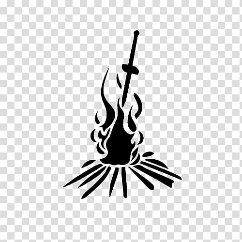 black fire and sword illustration, Dark Souls #4.1: Tales of Ember Video game Destiny Bonfire, Dark Souls transparent background PNG clipart