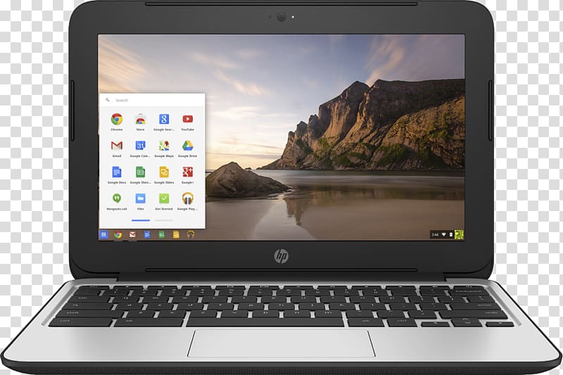 Laptop Hewlett-Packard Intel HP Chromebook 11 G4 Celeron, Laptop transparent background PNG clipart