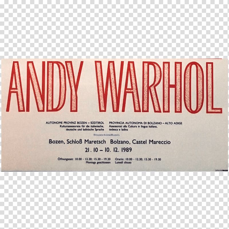 Art The Velvet Underground & Nico Exhibition Poster, andy warhol transparent background PNG clipart