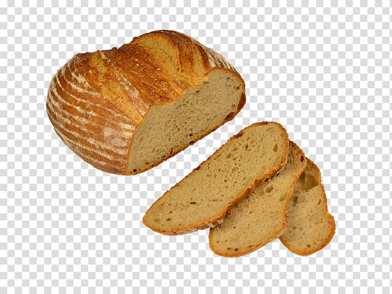 Rye bread Zwieback Bakery Sourdough Sliced bread, bread transparent background PNG clipart